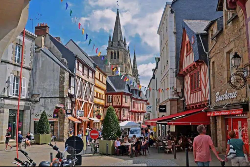 L'Incontournable, Centre Ville Petit Parking Wifi Linge En Option Vannes Exterior foto